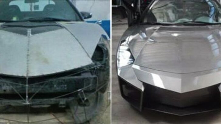 Faklı Çalışma, Mitsubishi marka arabasını Lamborghini’ye dönüştürdü