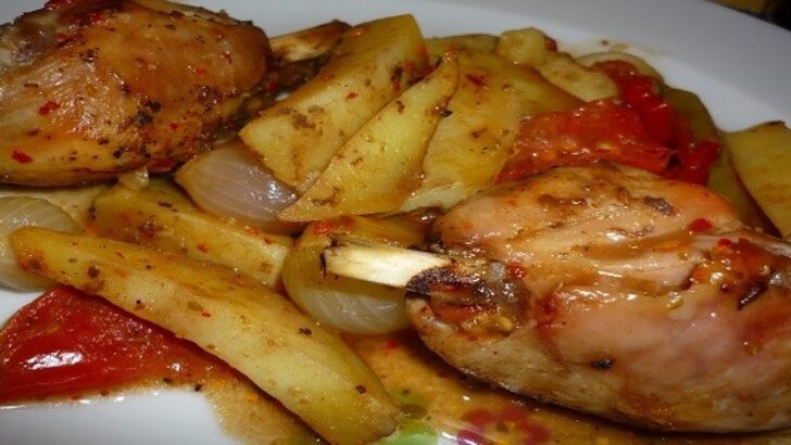 FIRINDA ETLİ PATATES TARİFİ